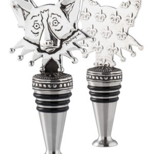 Wine Stopper: Mardi Gras Dog