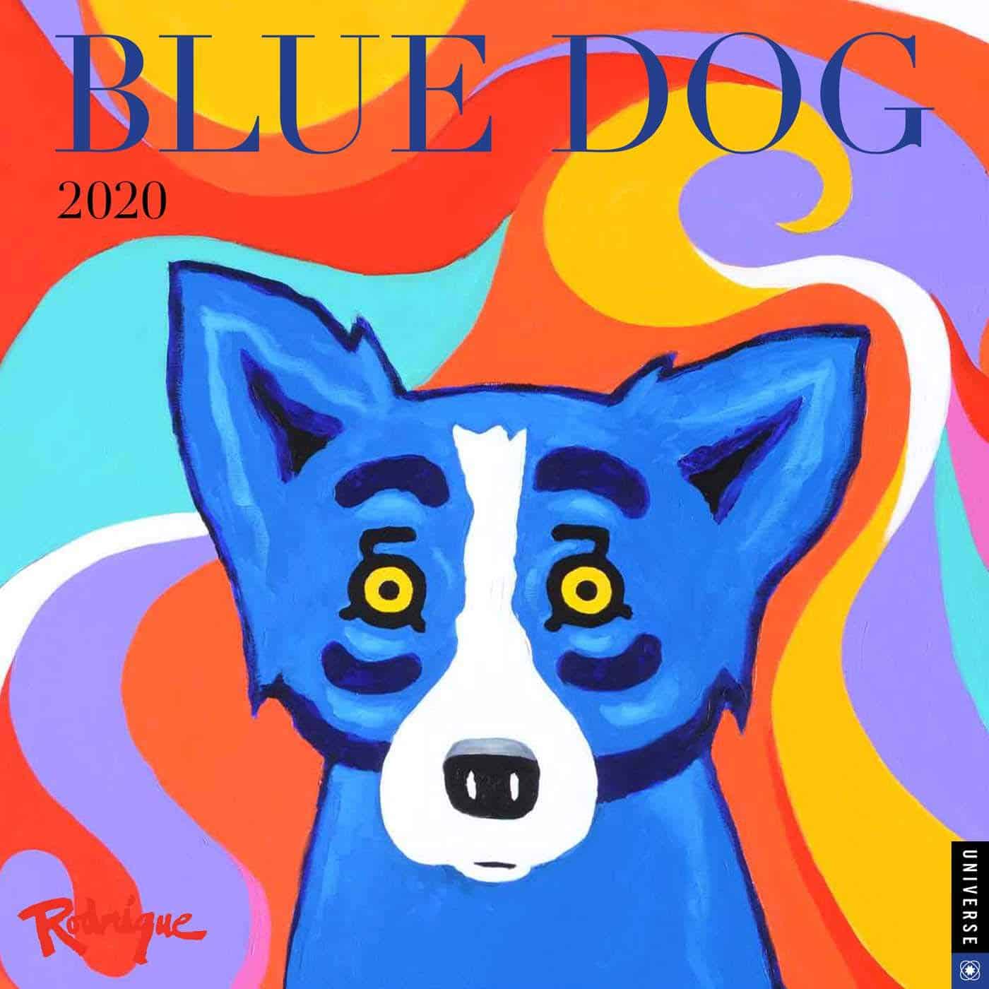 2020 Blue Dog Wall Calendar