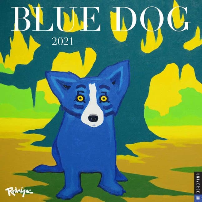 2021 Blue Dog Wall Calendar