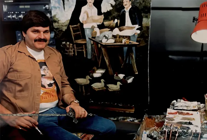 George Rodrigue in Studio 1985